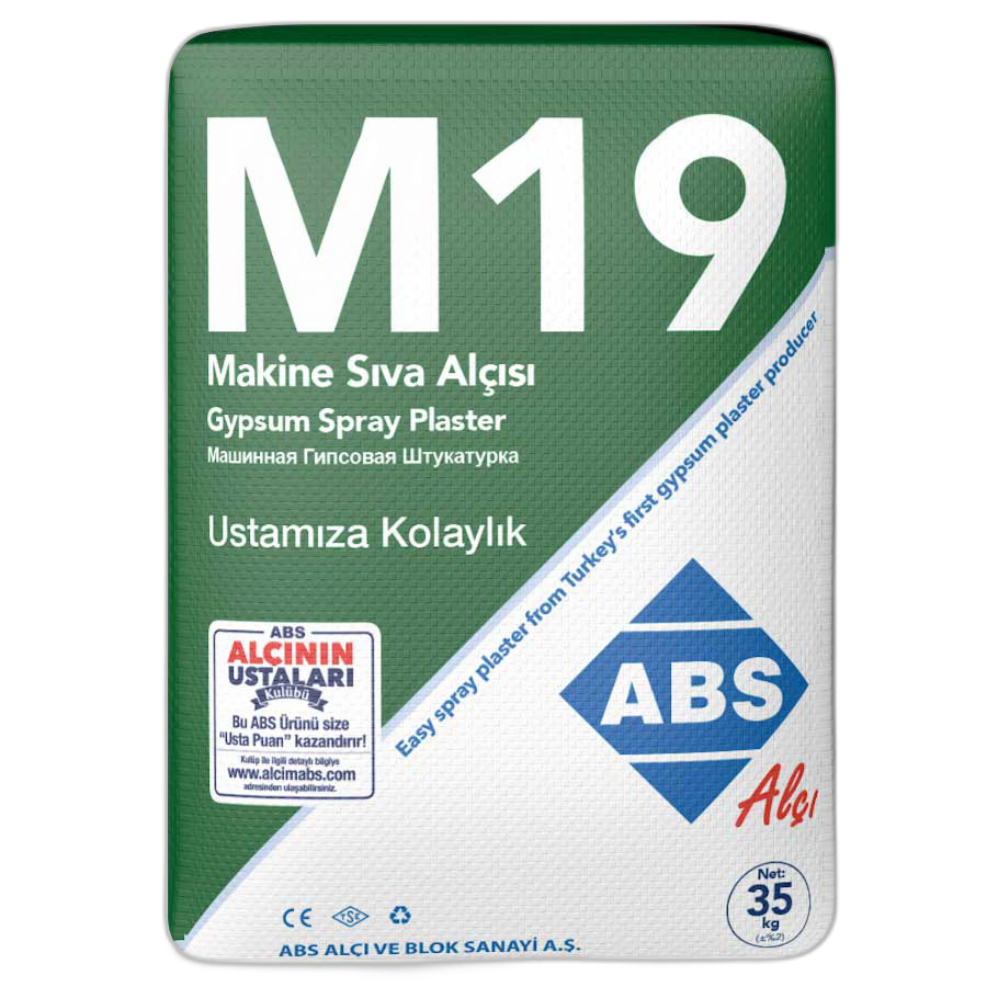 M19 Makine Sıva Alçısı 35kg